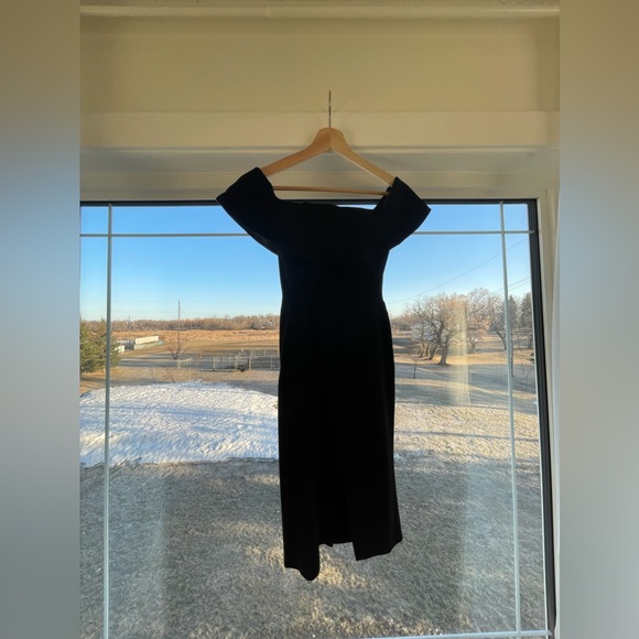 Black Midi Dress - Picture 3 of 4